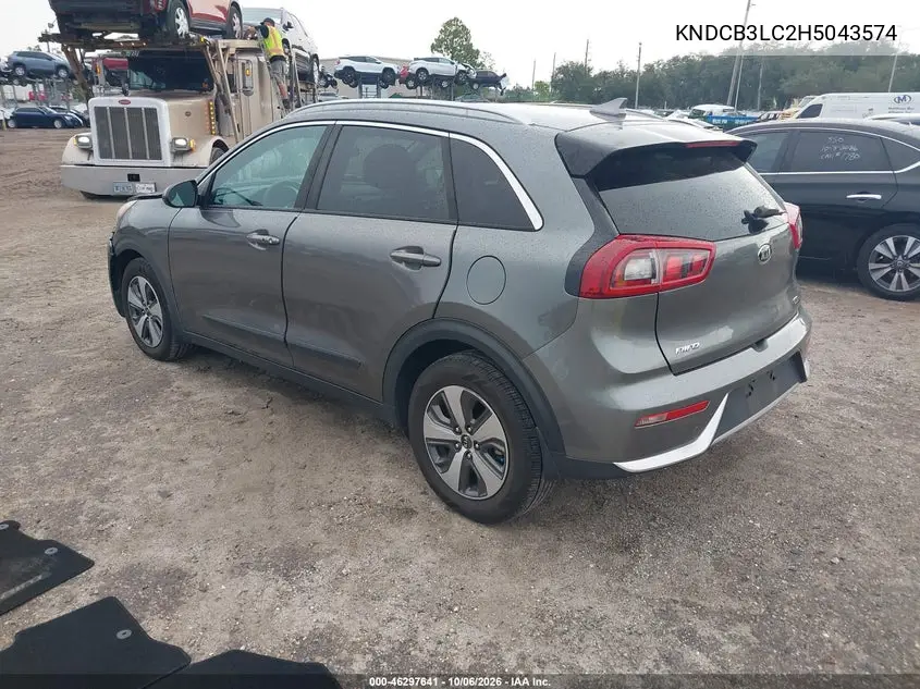 2017 KIA NIRO VIN KNDCB3LC2H5043574 — фото 3