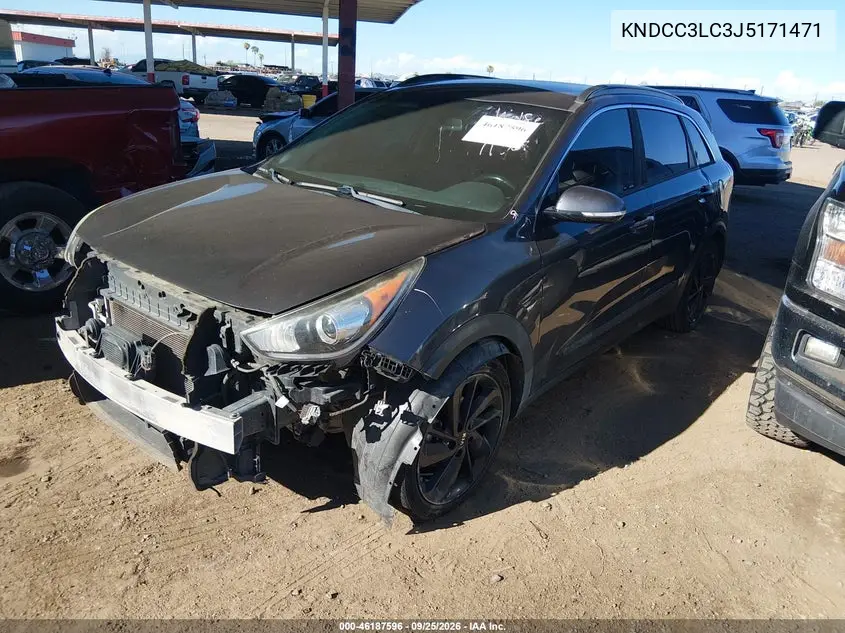 2018 KIA NIRO VIN KNDCC3LC3J5171471 — фото 2