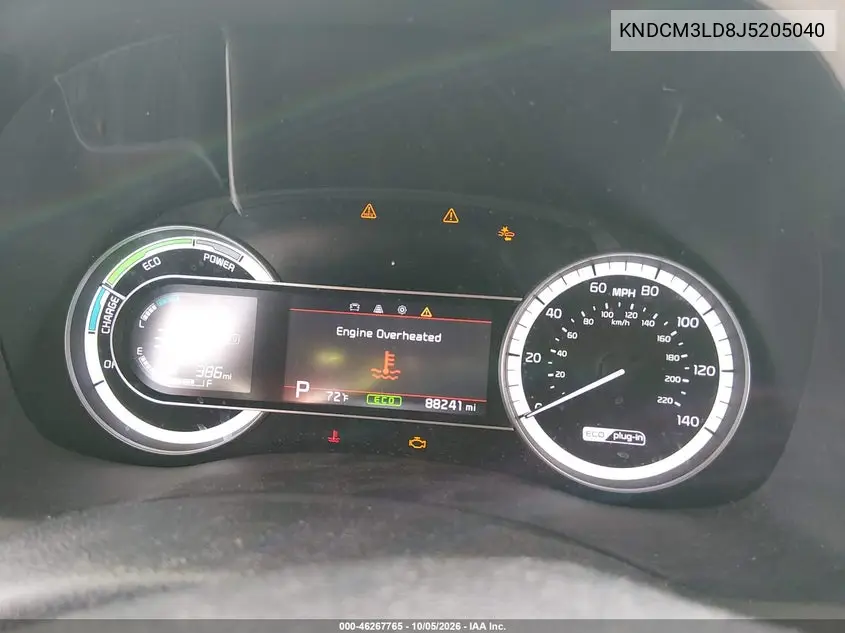 2018 KIA NIRO VIN KNDCM3LD8J5205040 — фото 7
