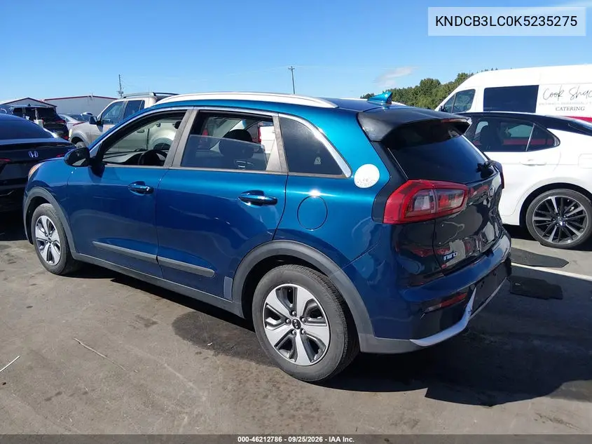 2019 KIA NIRO VIN KNDCB3LC0K5235275 — фото 3