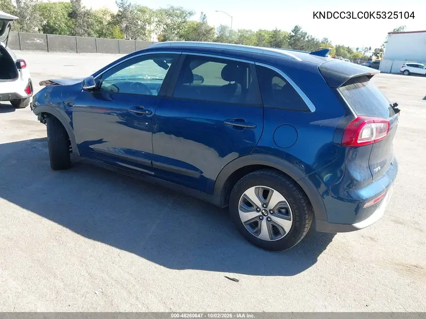 2019 KIA NIRO VIN KNDCC3LC0K5325104 — фото 3