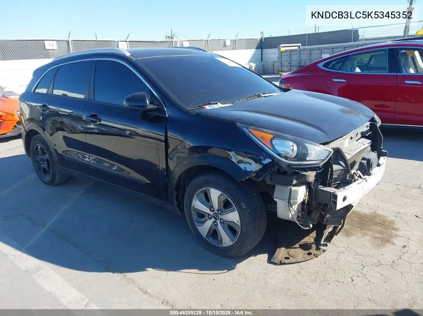 KIA NIRO 2019, VIN KNDCB3LC5K5345352