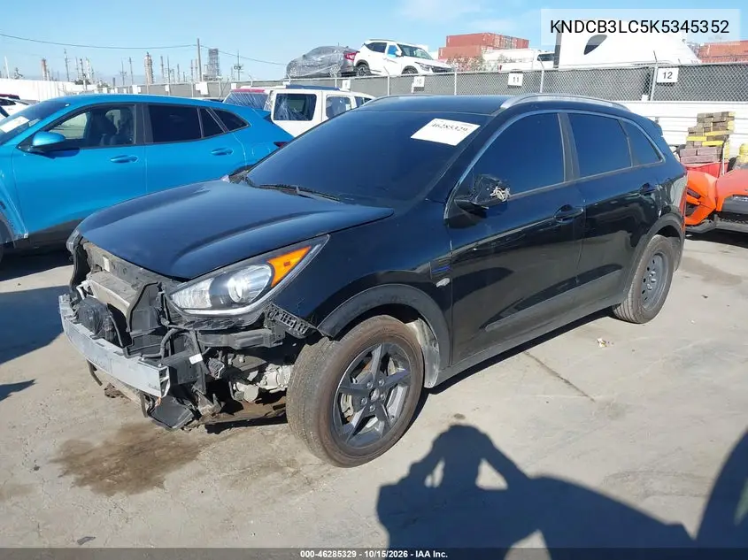 2019 KIA NIRO VIN KNDCB3LC5K5345352 — фото 2