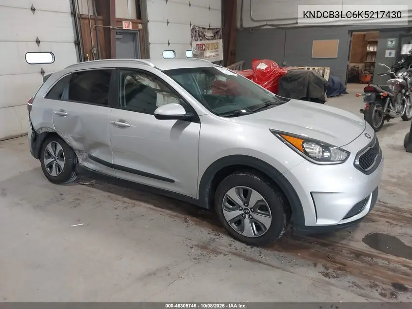 KIA NIRO 2019, VIN KNDCB3LC6K5217430