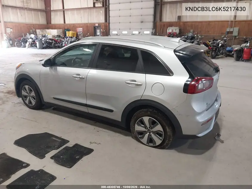 2019 KIA NIRO VIN KNDCB3LC6K5217430 — фото 3