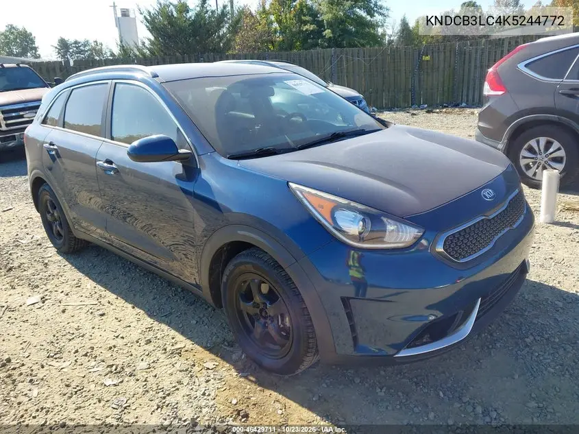 KIA NIRO 2019, VIN KNDCB3LC4K5244772