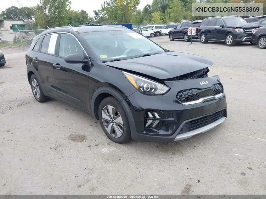KIA NIRO 2022, VIN KNDCB3LC6N5538369