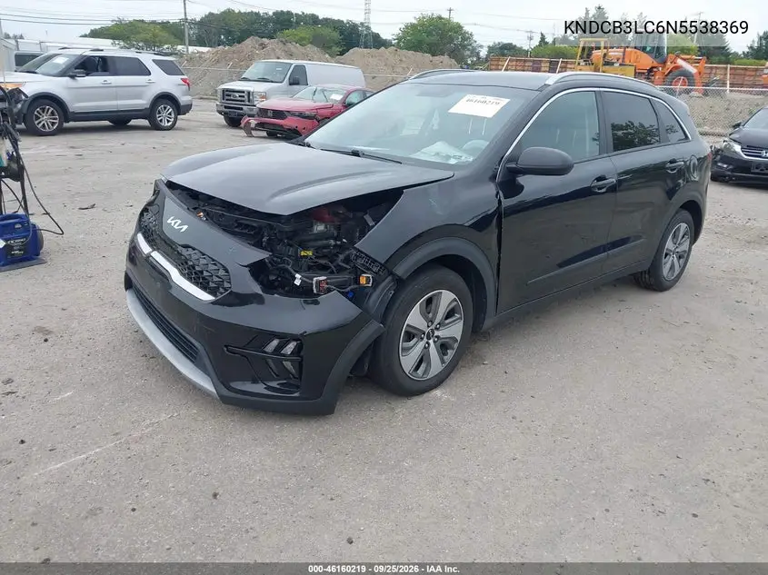 2022 KIA NIRO VIN KNDCB3LC6N5538369 — фото 2