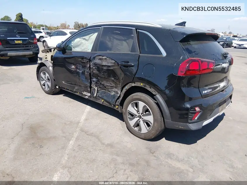 2022 KIA NIRO VIN KNDCB3LC0N5532485 — фото 3