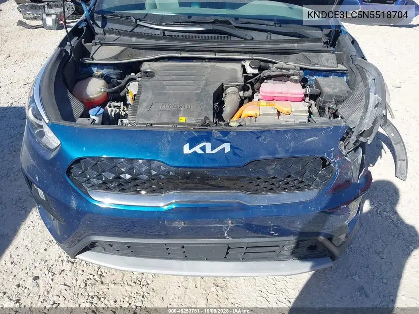 2022 KIA NIRO VIN KNDCE3LC5N5518704 — фото 10