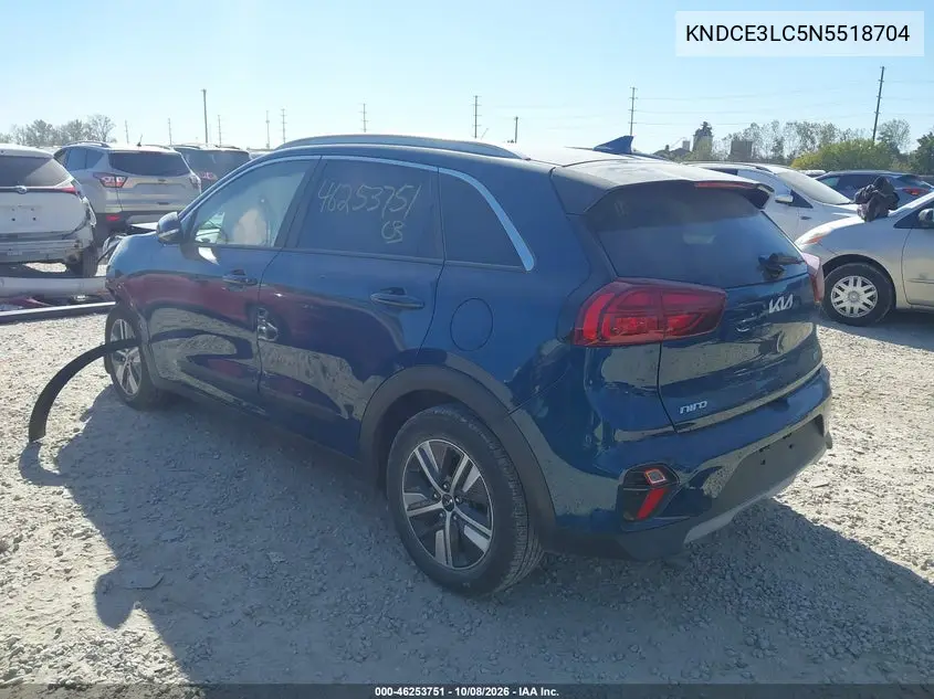 2022 KIA NIRO VIN KNDCE3LC5N5518704 — фото 3
