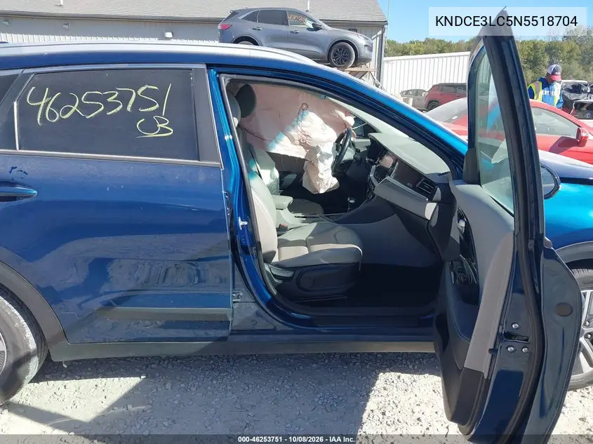 2022 KIA NIRO VIN KNDCE3LC5N5518704 — фото 5