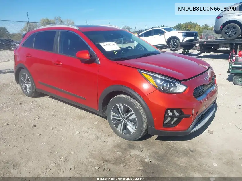 KIA NIRO 2022, VIN KNDCB3LC0N5508090