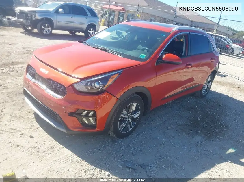 2022 KIA NIRO VIN KNDCB3LC0N5508090 — фото 2