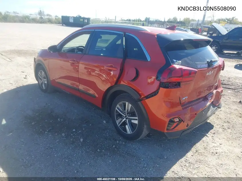 2022 KIA NIRO VIN KNDCB3LC0N5508090 — фото 3