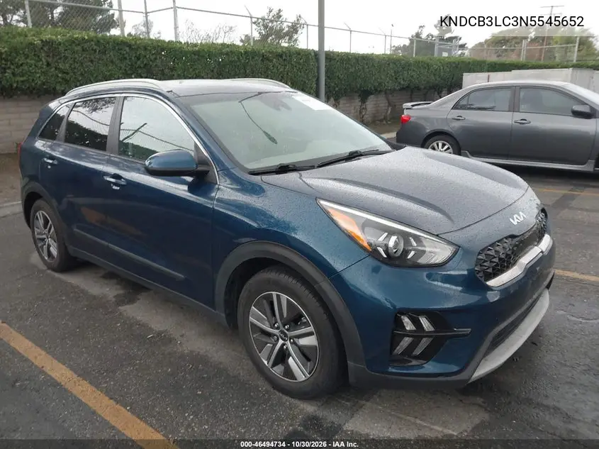 KIA NIRO 2022, VIN KNDCB3LC3N5545652