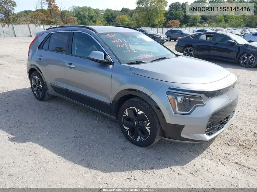 KIA NIRO 2025, VIN KNDCR3L15S5145436