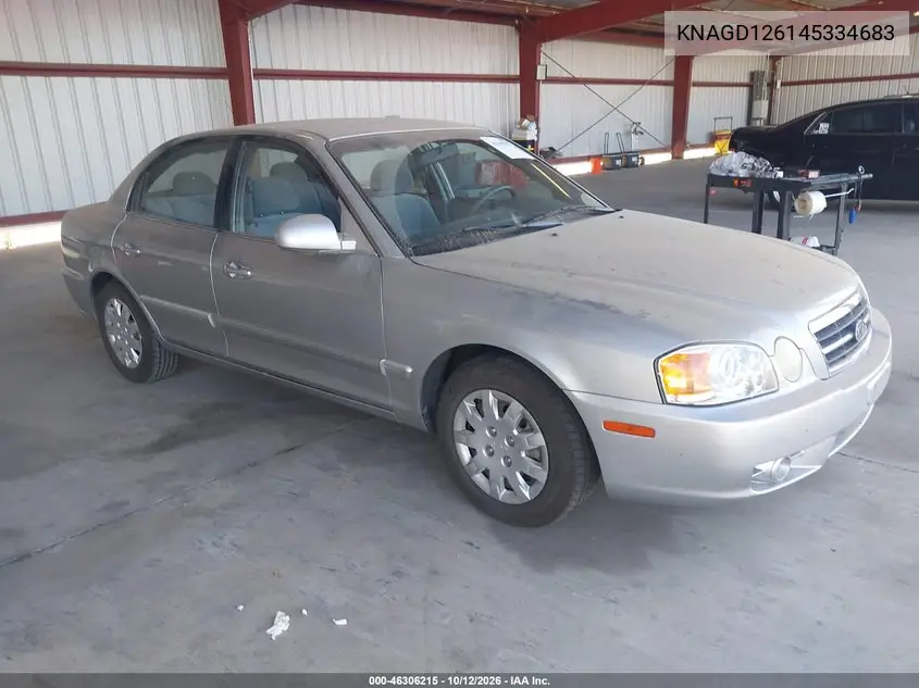 KIA OPTIMA 2004, VIN KNAGD126145334683