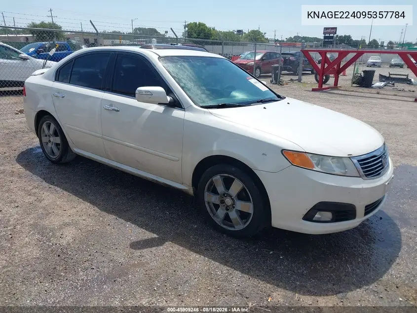 KIA OPTIMA 2009, VIN KNAGE224095357784