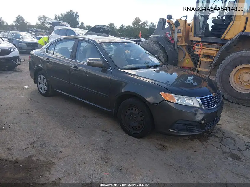 KIA OPTIMA 2010, VIN KNAGG4A84A5414809
