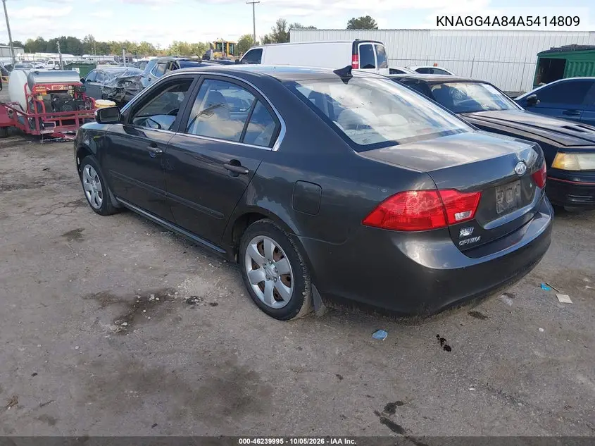 2010 KIA OPTIMA VIN KNAGG4A84A5414809 — фото 3