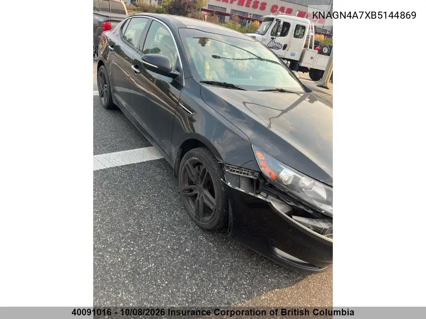 KIA OPTIMA 2011, VIN KNAGN4A7XB5144869