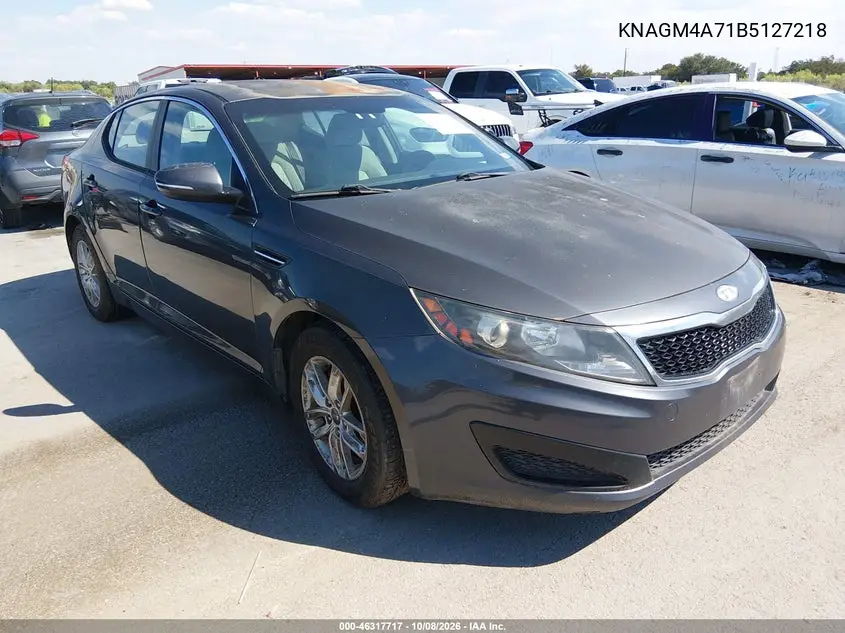 KIA OPTIMA 2011, VIN KNAGM4A71B5127218