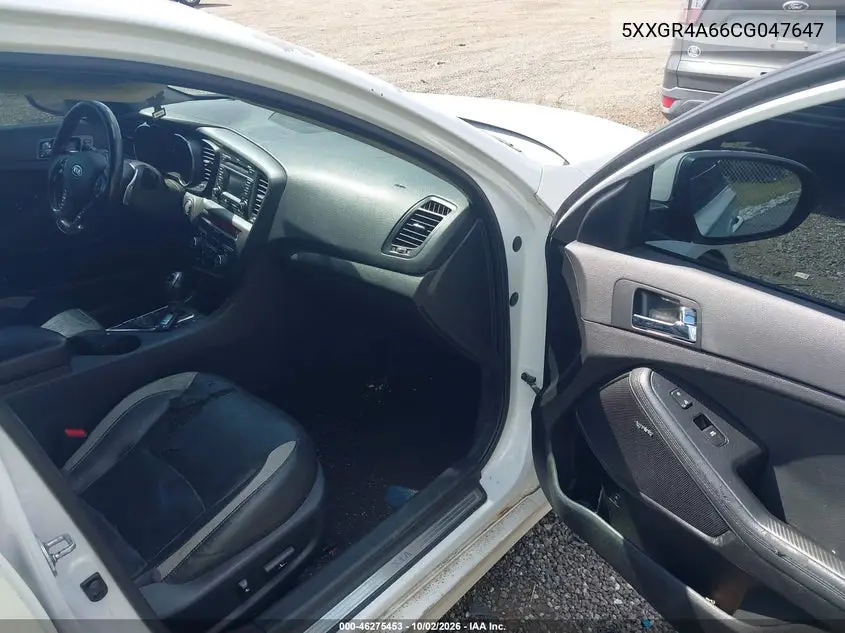 2012 KIA OPTIMA VIN 5XXGR4A66CG047647 — фото 5