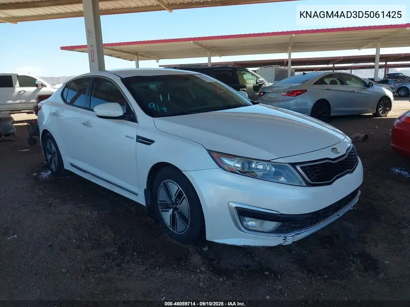 KIA OPTIMA 2013, VIN KNAGM4AD3D5061425