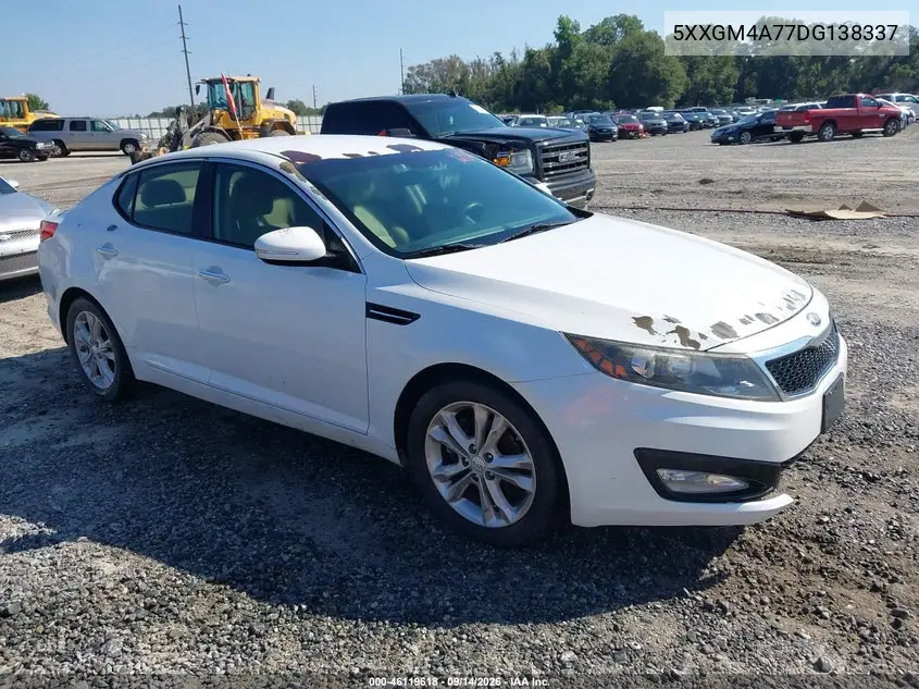 KIA OPTIMA 2013, VIN 5XXGM4A77DG138337