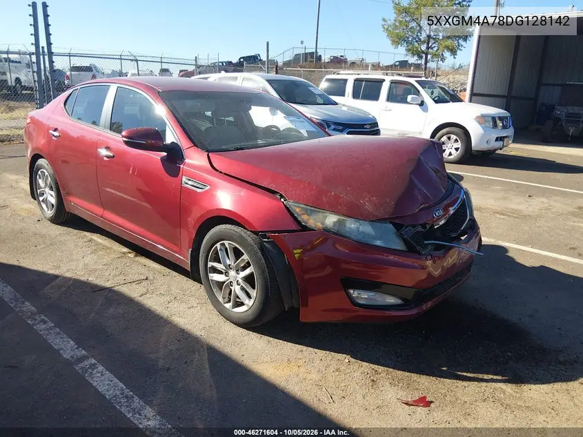 KIA OPTIMA 2013, VIN 5XXGM4A78DG128142