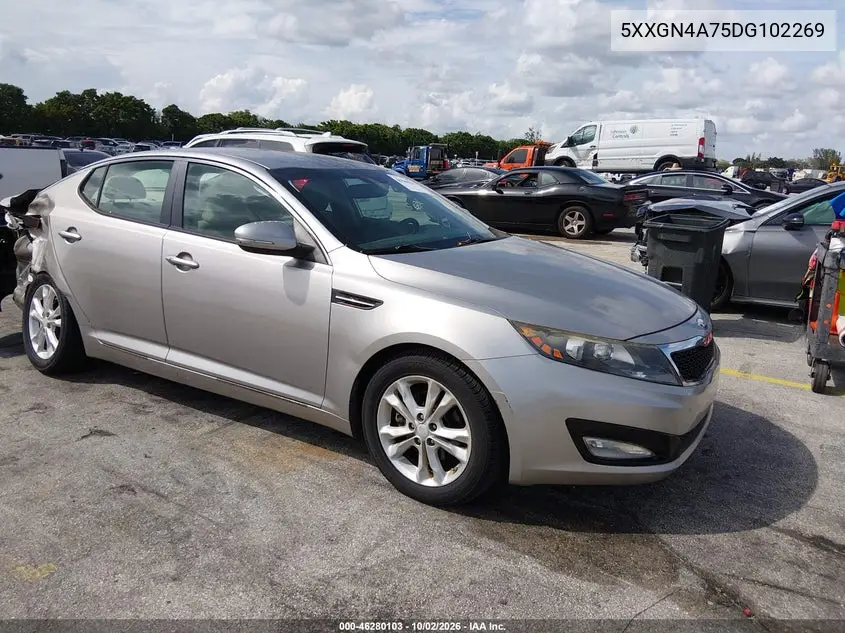 KIA OPTIMA 2013, VIN 5XXGN4A75DG102269