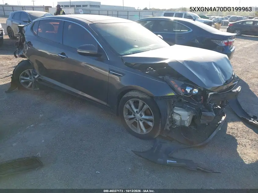 KIA OPTIMA 2013, VIN 5XXGN4A70DG199963