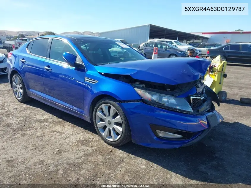 KIA OPTIMA 2013, VIN 5XXGR4A63DG129787