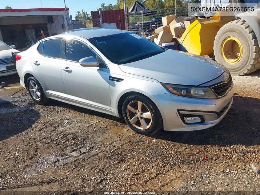 KIA OPTIMA 2014, VIN 5XXGM4A78EG266555