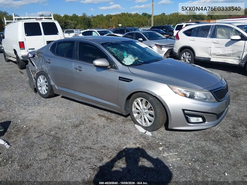 KIA OPTIMA 2014, VIN 5XXGN4A76EG333540