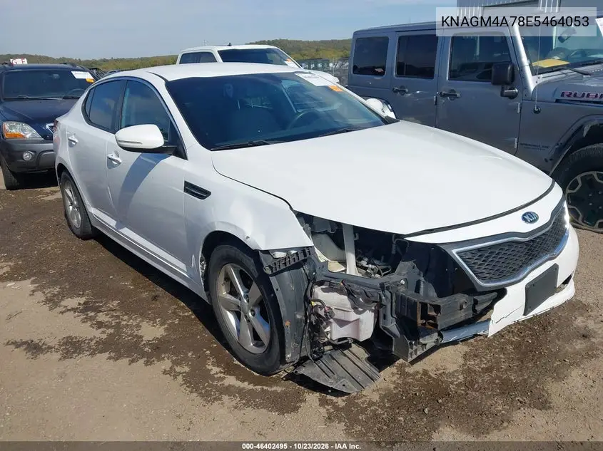KIA OPTIMA 2014, VIN KNAGM4A78E5464053