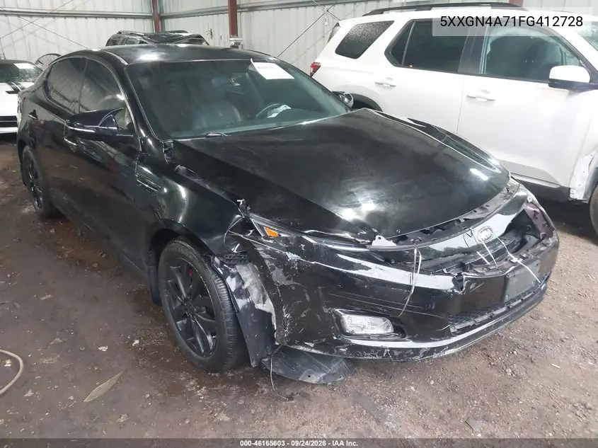 KIA OPTIMA 2015, VIN 5XXGN4A71FG412728