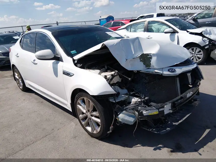 KIA OPTIMA 2015, VIN 5XXGR4A67FG505250