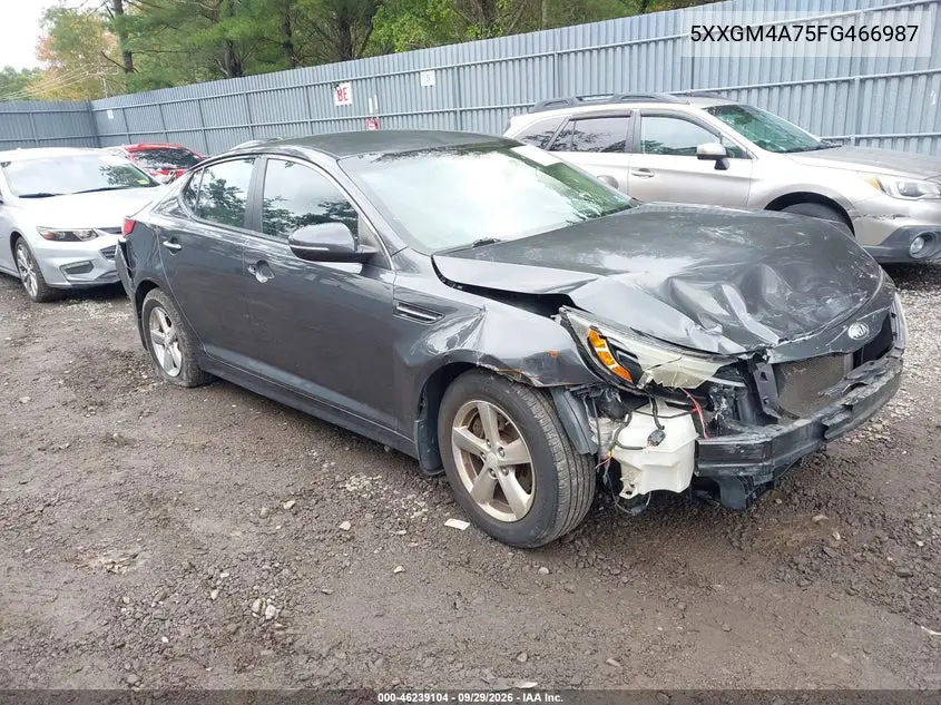 KIA OPTIMA 2015, VIN 5XXGM4A75FG466987