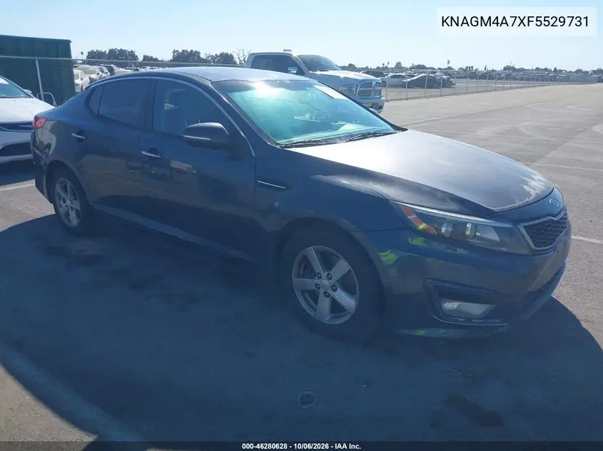 KIA OPTIMA 2015, VIN KNAGM4A7XF5529731