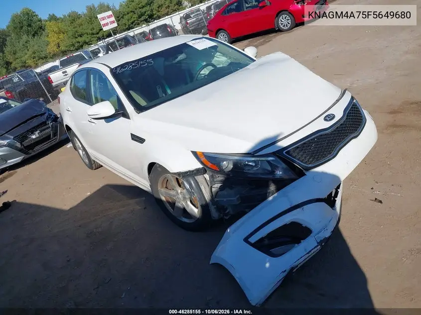 KIA OPTIMA 2015, VIN KNAGM4A75F5649680