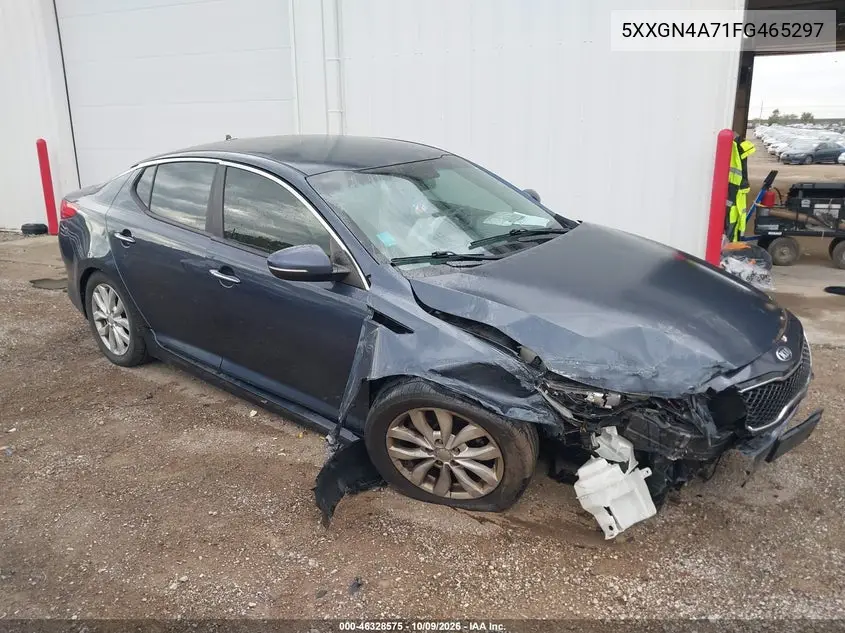 KIA OPTIMA 2015, VIN 5XXGN4A71FG465297