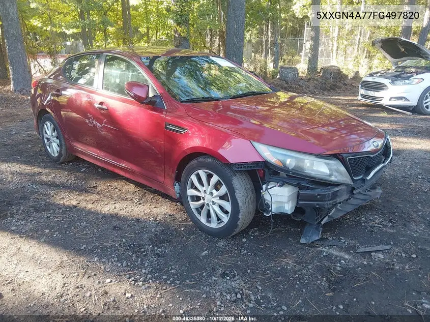 KIA OPTIMA 2015, VIN 5XXGN4A77FG497820