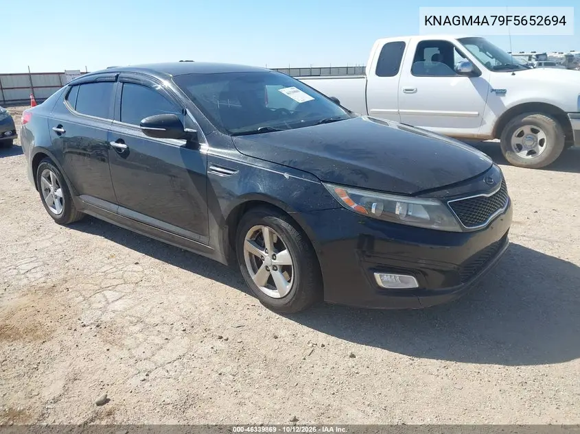 KIA OPTIMA 2015, VIN KNAGM4A79F5652694