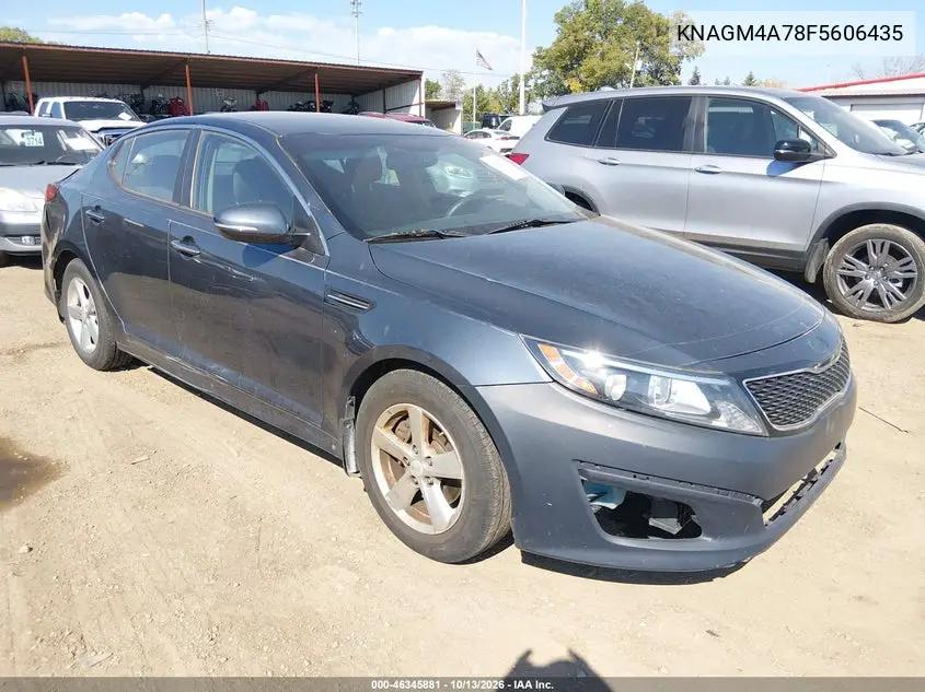 KIA OPTIMA 2015, VIN KNAGM4A78F5606435