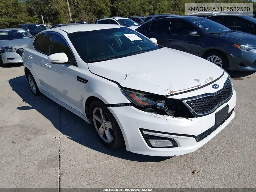 KIA OPTIMA 2015, VIN KNAGM4A71F5532520