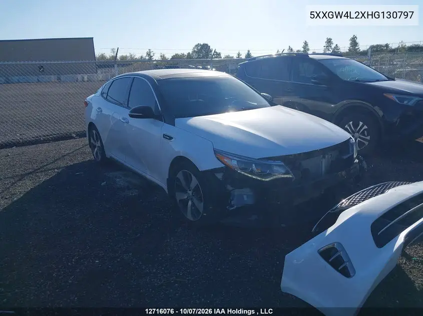 KIA OPTIMA 2017, VIN 5XXGW4L2XHG130797