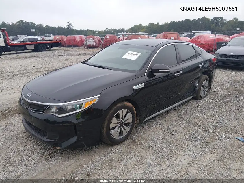 2017 KIA OPTIMA VIN KNAGT4LE5H5009681 — фото 2