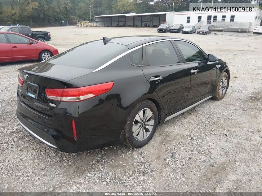 2017 KIA OPTIMA VIN KNAGT4LE5H5009681 — фото 4